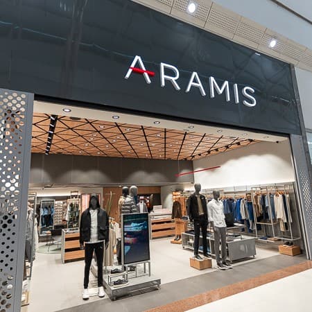 Logo da loja aramis menswear