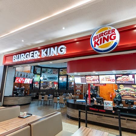 Logo da loja burger king