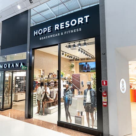 Logo da loja hope resort