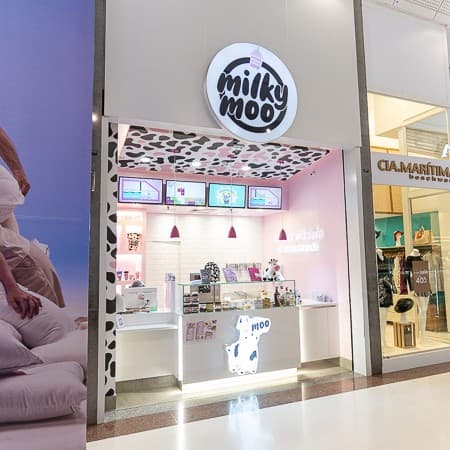 Logo da loja milky moo
