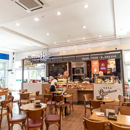 Logo da loja casa bauducco