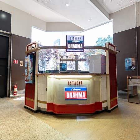 Logo da loja chopp brahma