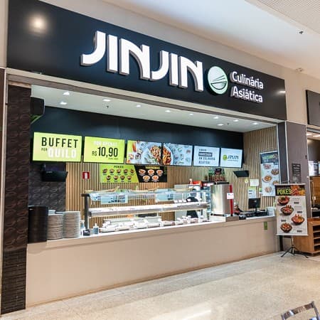 Logo da loja jin jin wok