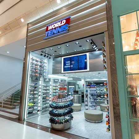 Logo da loja world tennis